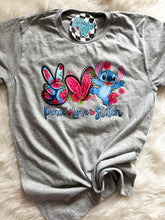 Load image into Gallery viewer, Peace love Stitch • Direct to Film • all sizes