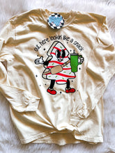 Load image into Gallery viewer, Out here lookin' like a snack • Christmas Tree Cake • Direct to Film • all sizes • Christmas