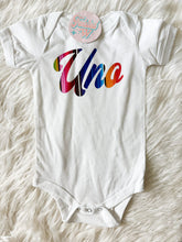 Load image into Gallery viewer, Serape First Fiesta theme โข Uno โข all sizes