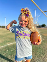 Load image into Gallery viewer, Checkered Team or Mascot • Football Game Day • all sizes • any color combinations • Merkel Badgers