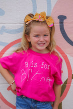 Load image into Gallery viewer, Alphabet personalized tee • all sizes • any color combinations •