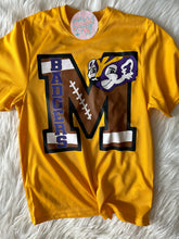 Load image into Gallery viewer, Letter Football Mascot • Any team • Direct to Film • all sizes • Game Day