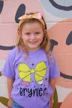 Load image into Gallery viewer, Personalized Pencil Bow tee • all sizes • any color combinations
