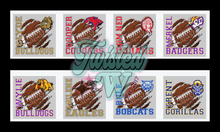 Load image into Gallery viewer, Shredded Football Mascot • Any team • Direct to Film • all sizes • Game Day