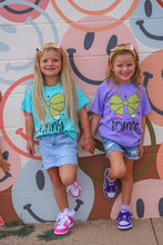 Load image into Gallery viewer, Personalized Pencil Bow tee • all sizes • any color combinations