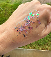 Load image into Gallery viewer, Unicorn Glitter Hair Gel - Organic Non Toxic - 1 oz jar