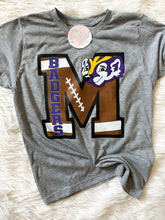 Load image into Gallery viewer, Letter Football Mascot • Any team • Direct to Film • all sizes • Game Day