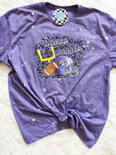 Load image into Gallery viewer, Heather purple with bleach splatter add on
