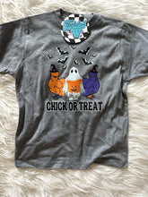 Load image into Gallery viewer, Chick or treat • Halloween • Direct to Film • all sizes • ✨Spooky✨ Collection • Farm