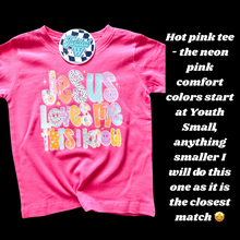 Load image into Gallery viewer, Jesus loves me this I know โข any color combinations โข Infant to Adult