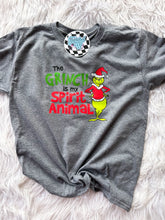 Load image into Gallery viewer, The Grinch is my spirit animal • Red • Direct to Film • all sizes