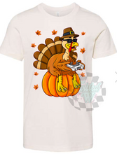 Load image into Gallery viewer, Turkey Gamer • Thanksgiving • Direct to Film • all sizes • Farm