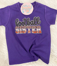 Load image into Gallery viewer, Purple tee with glitter background