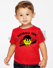 Load image into Gallery viewer, Baseball or Softball Sibling tees