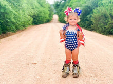 Load image into Gallery viewer, Patriotic Stars โข American โข Velvet