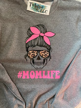 Load image into Gallery viewer, Skull Mom Life โข Vinyl โข Any colors and patterns