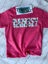 Load image into Gallery viewer, Custom Name t-shirt • Personalized • Sublimation • Any Character/Print