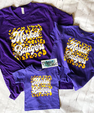 Load image into Gallery viewer, Leopard Team Spirit • Can do any team • Vinyl • you choose colors!