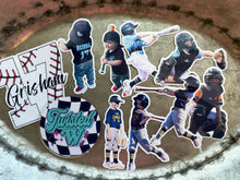 Load image into Gallery viewer, 325 Fastpitch Softball Die Cut Stickers - Glossy Waterproof
