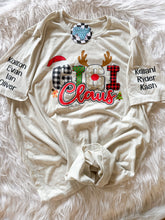 Load image into Gallery viewer, Gigi, Grammy, ANY NAME, Claus • Christmas • Any colors • Direct to Film • all sizes tees and sweatshirts • ANY NAME
