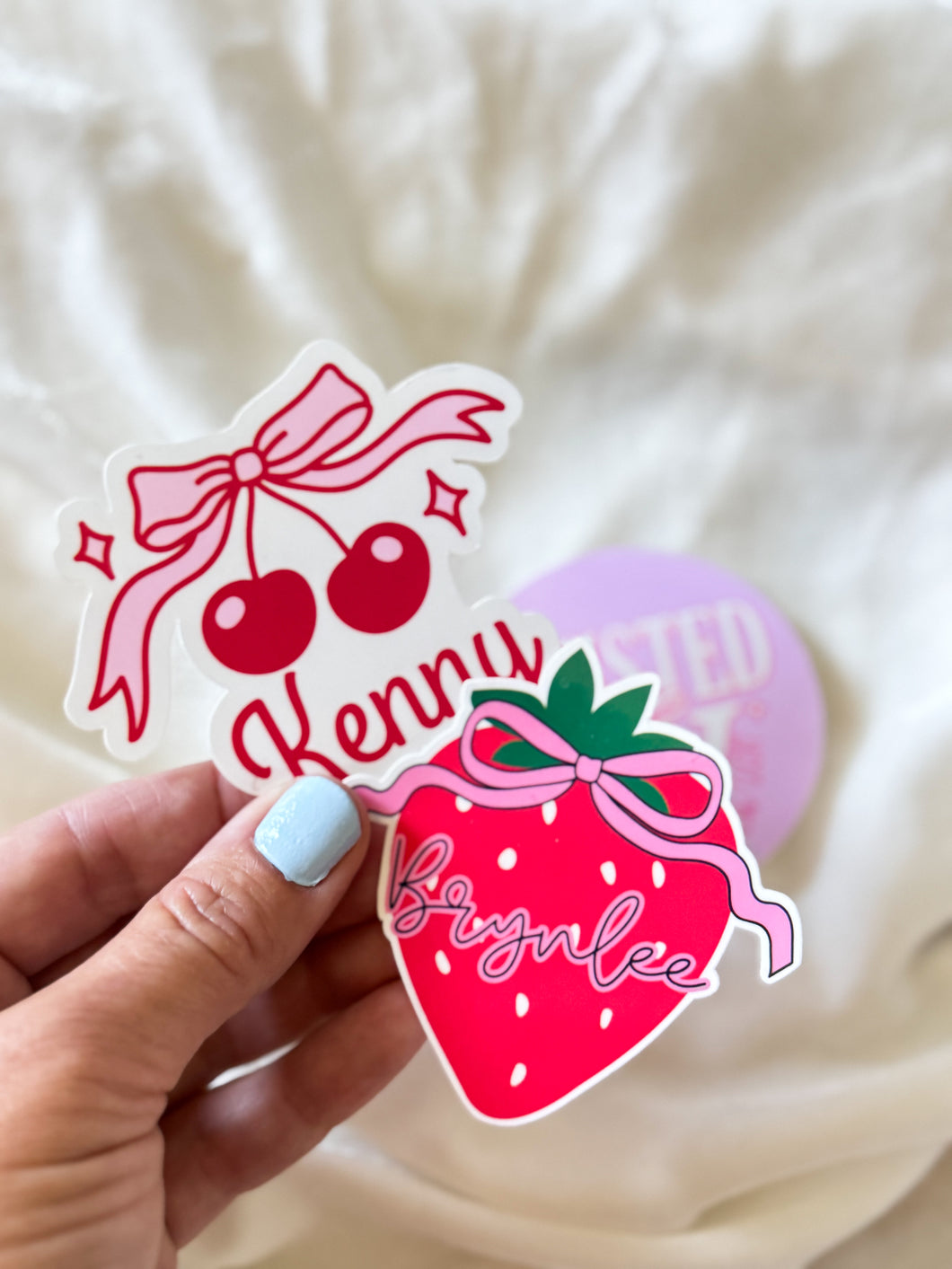 Fruit Coquette Die Cut Stickers - Glossy Waterproof