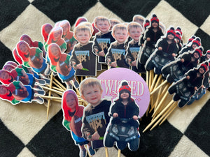Custom Cupcake Toppers - set of 12