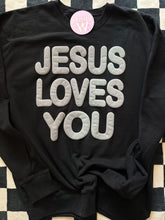 Load image into Gallery viewer, Jesus Loves You • Puff or Regular • all sizes • any color combinations •
