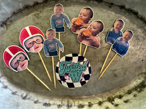 Custom Cupcake Toppers - set of 12