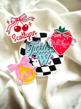 Load image into Gallery viewer, Fruit Coquette Die Cut Stickers - Glossy Waterproof
