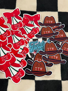 325 Fastpitch Softball Die Cut Stickers - Glossy Waterproof