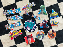 Load image into Gallery viewer, Character Themed Die Cut Sticker Sheets - glossy - laminated -  friend in me or custom
