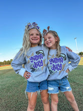 Load image into Gallery viewer, Retro Game Day with Checkered Stars • Football Game Day • all sizes • any color combinations •
