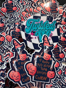 325 Fastpitch Softball Die Cut Stickers - Glossy Waterproof