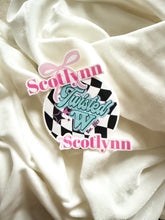 Load image into Gallery viewer, Initial or Name Coquette Die Cut Stickers - Glossy Waterproof
