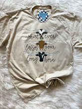 Load image into Gallery viewer, Whatever Lassos your longhorn• you choose tee color • Direct to Film • all sizes
