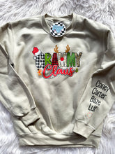 Load image into Gallery viewer, Gigi, Grammy, ANY NAME, Claus • Christmas • Any colors • Direct to Film • all sizes tees and sweatshirts • ANY NAME

