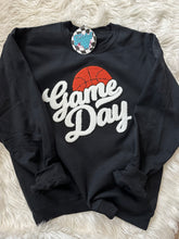 Load image into Gallery viewer, Basketball Game Day Chenille Patch • Adult Sweatshirts • any colors!
