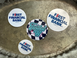 325 Fastpitch Softball Die Cut Stickers - Glossy Waterproof