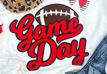 Load image into Gallery viewer, Football Game Day Chenille Patch • Adult Sweatshirts • any colors!
