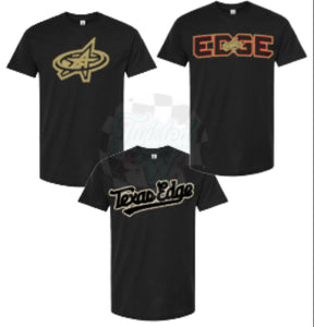 Black - Edge Baseball Sports Academy Edge Team T-Shirts Adult