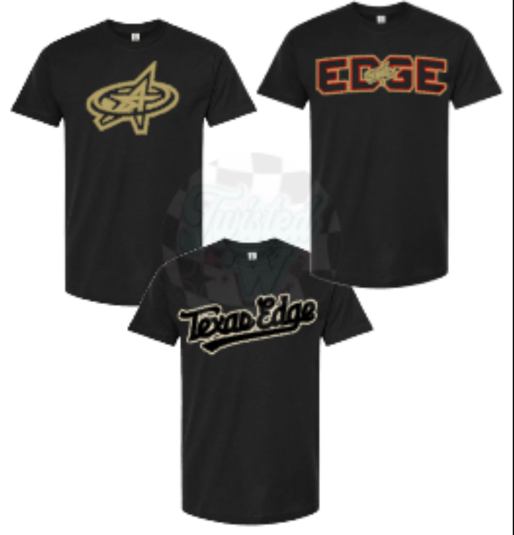 Black - Edge Baseball Sports Academy Edge Team T-Shirts Adult