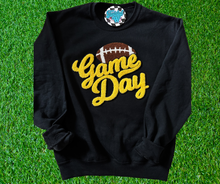 Load image into Gallery viewer, Football Game Day Chenille Patch • Adult Sweatshirts • any colors!
