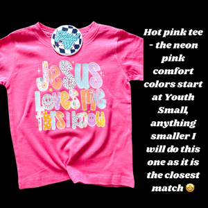 Jesus loves me this I know • any color combinations • Infant to Adult