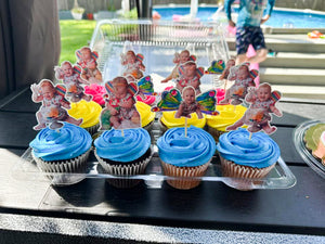 Custom Cupcake Toppers - set of 12