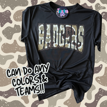 Load image into Gallery viewer, Camo Badgers - T-Shirts Adult - Merkel
