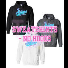 Load image into Gallery viewer, 325 Fastpitch Softball Adult Sweatshirt - Pink and Aqua Print
