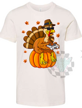 Load image into Gallery viewer, Turkey Gamer • Thanksgiving • Direct to Film • all sizes • Farm
