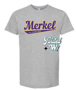 All Stars  - Merkel Little League - Adult Tees