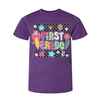 Load image into Gallery viewer, Retro Grade tee • all sizes • any color combinations • pre-k, first grade, second grade, third grade, fourth grade, fifth grade
