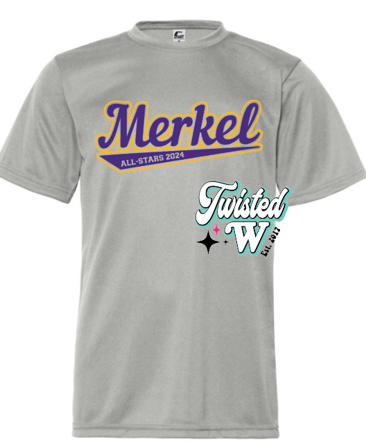 All Stars Merkel Little League Youth - DRI FIT